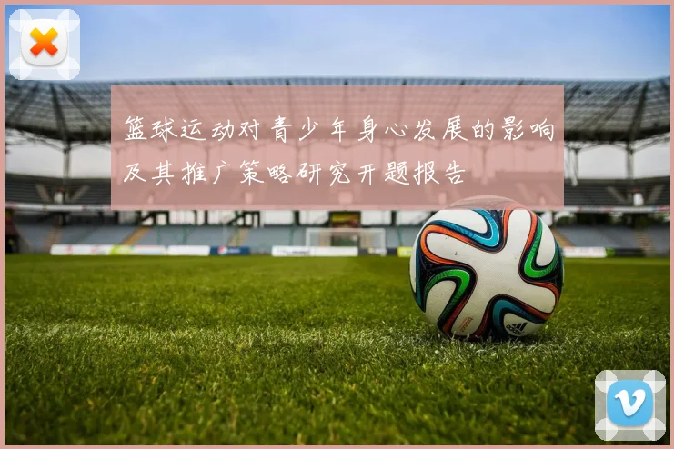 篮球运动对青少年身心发展的影响及其推广策略研究开题报告