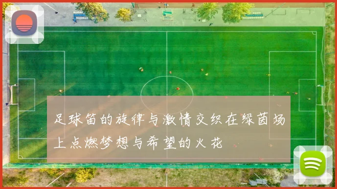 足球笛的旋律与激情交织在绿茵场上点燃梦想与希望的火花